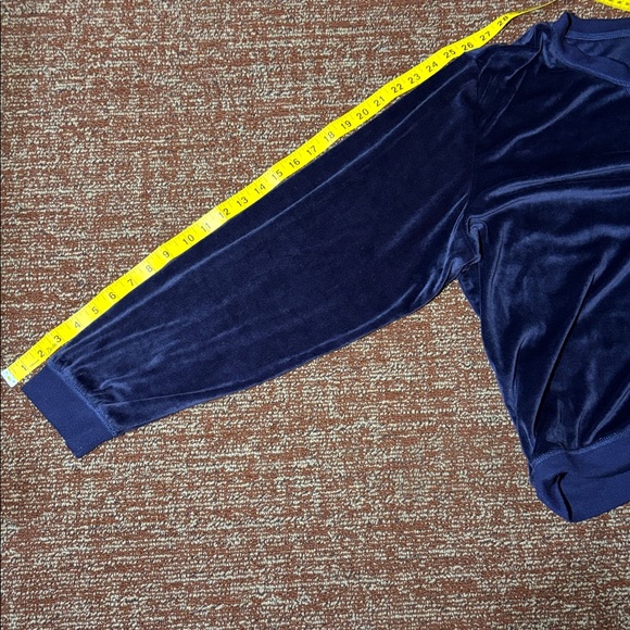 Honeydew velour crewneck royal purple super soft long sleeve crew neck XXL - Picture 6 of 11